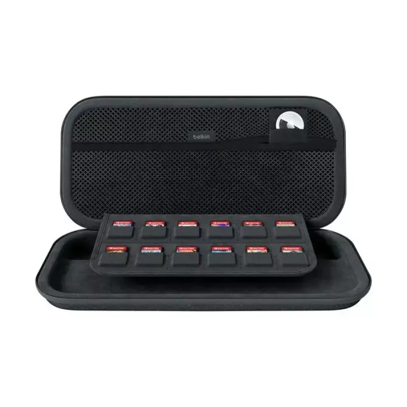 Hardshell travel case Belkin ENA002HQCH for Nintendo, Black — 145×293×46 mm
