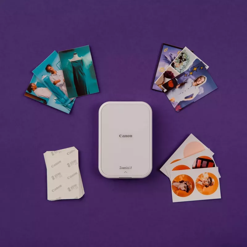 Canon Zoemini 2 photo printer ZINK (Zero ink) 313 x 500 DPI 2 inch x 3 inch (5x7.6 cm)