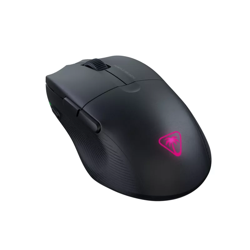 Turtle Beach Pure Air Black - Ultra-Light Wireless Ergonomic RGB Gaming Mouse, 26K DPI Optical Sensor, 125h Battery, RGB Illumination