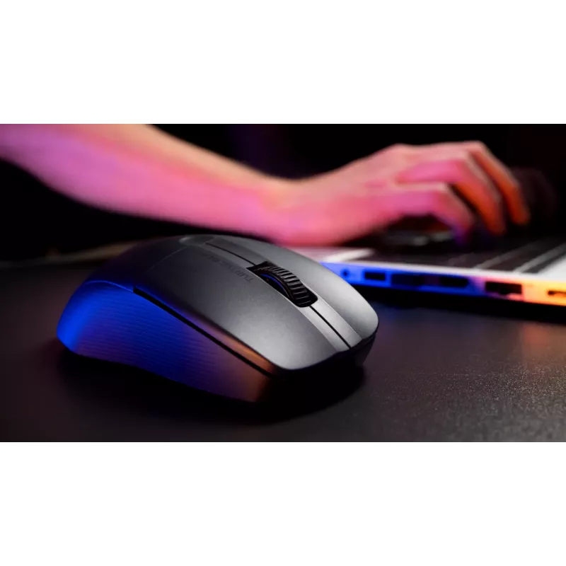 Turtle Beach Pure Air Black - Ultra-Light Wireless Ergonomic RGB Gaming Mouse, 26K DPI Optical Sensor, 125h Battery, RGB Illumination