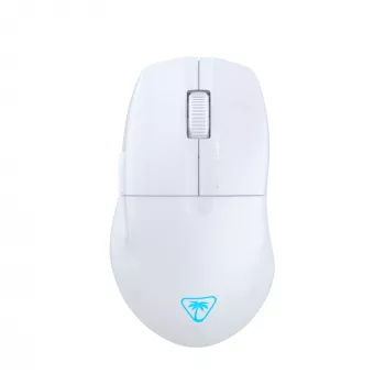 Turtle Beach Pure Air White - Ultra-Light Wireless Ergonomic RGB Gaming Mouse, 26K DPI Optical Sensor, 125h Battery, RGB Illumination