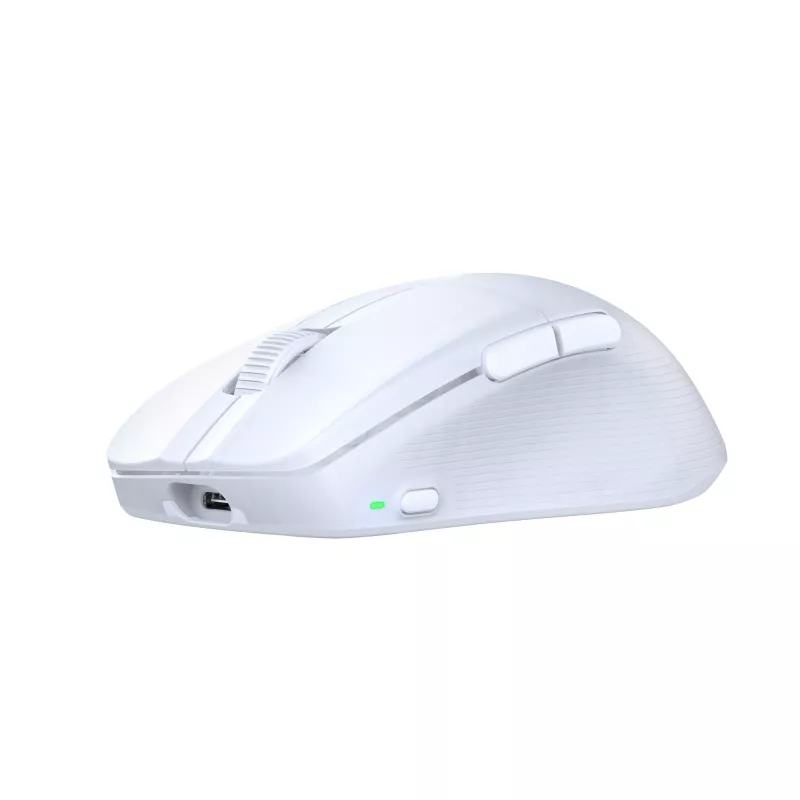 Turtle Beach Pure Air White - Ultra-Light Wireless Ergonomic RGB Gaming Mouse, 26K DPI Optical Sensor, 125h Battery, RGB Illumination