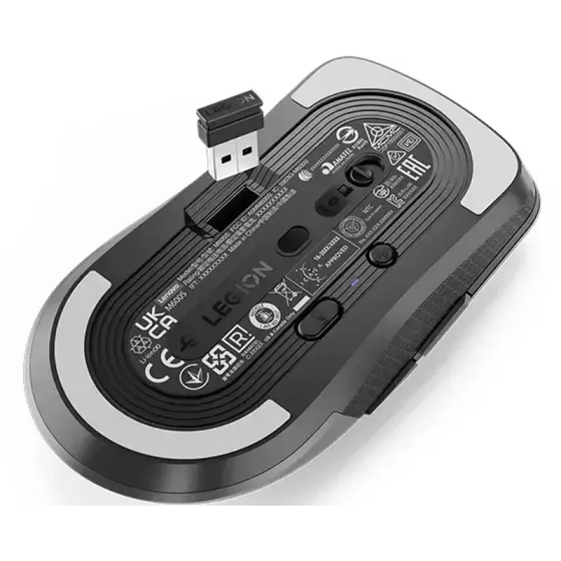 Lenovo M600s mouse Gaming Ambidextrous RF Wireless + Bluetooth + USB Type-C Optical 19000 DPI