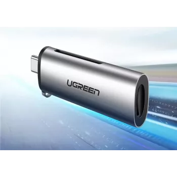 Ugreen 50704 card reader USB 3.2 Gen 1 (3.1 Gen 1) Type-C Grey