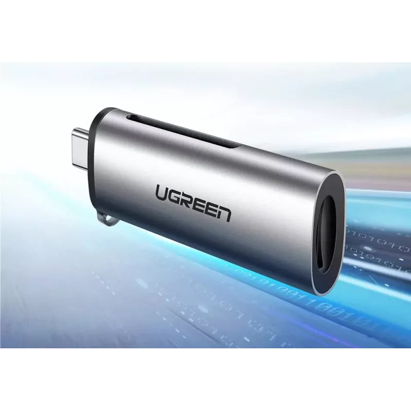 Ugreen 50704 card reader USB 3.2 Gen 1 (3.1 Gen 1) Type-C Grey