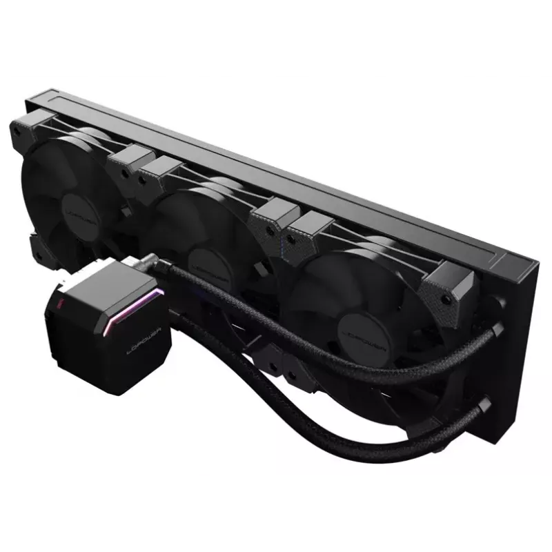 All-in-one liquid cooler LC-Power LC-CC-360-B 12 cm Black