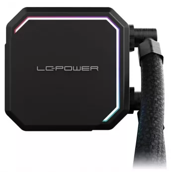 All-in-one liquid cooler LC-Power LC-CC-240-B-ARGB 12 cm Black