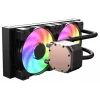 All-in-one liquid cooler LC-Power LC-CC-240-B-ARGB 12 cm Black