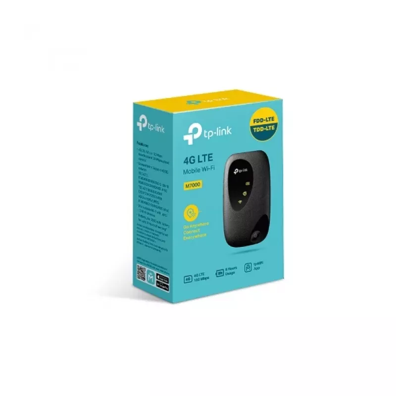 TP-Link 4G LTE Mobile Wi-Fi, Cellular network router, Black, Power, WLAN, IEEE 802.11b, IEEE 802.11g, IEEE 802.11n, 802.11b, 802.11g, Wi-Fi 4 (802.11n), 300 Mbit/s