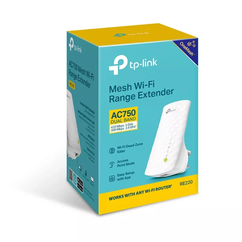Network Repeater TP-Link AC750 Wi-Fi Range Extender