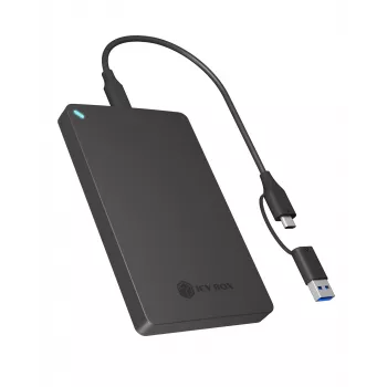 ICY BOX IB-201T-CU31 SSD enclosure Black 2.5 inch
