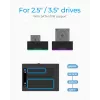 ICY BOX IB-127CL-U3 USB 3.2 Gen 1 (3.1 Gen 1) Type-B Black