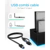 ICY BOX IB-127CL-U3 USB 3.2 Gen 1 (3.1 Gen 1) Type-B Black