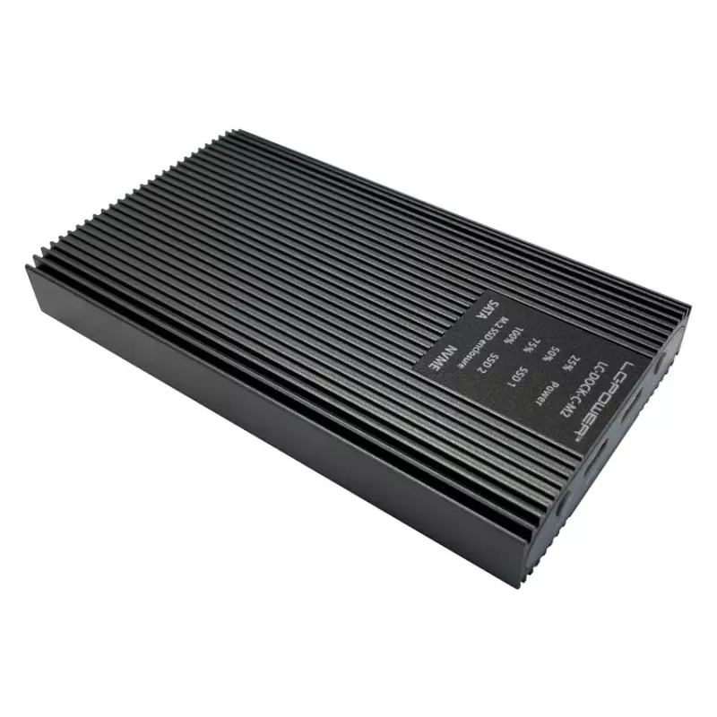 SSD enclosure LC-Power LC-DOCK-C-M2 2 M.2 drives 10 Gbit/s Anthracite