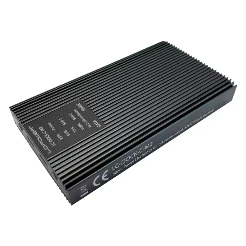 SSD enclosure LC-Power LC-DOCK-C-M2 2 M.2 drives 10 Gbit/s Anthracite