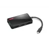 Laptop Dock Lenovo GX91M73945 Wired USB 3.2 Gen 1 Type-C Black 4K Ultra HD
