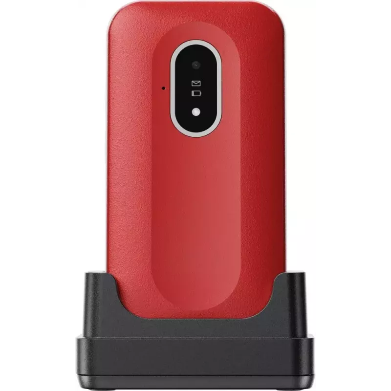 Mobile phone Doro Leva L20 4G, 2.8 inch screen, red-white