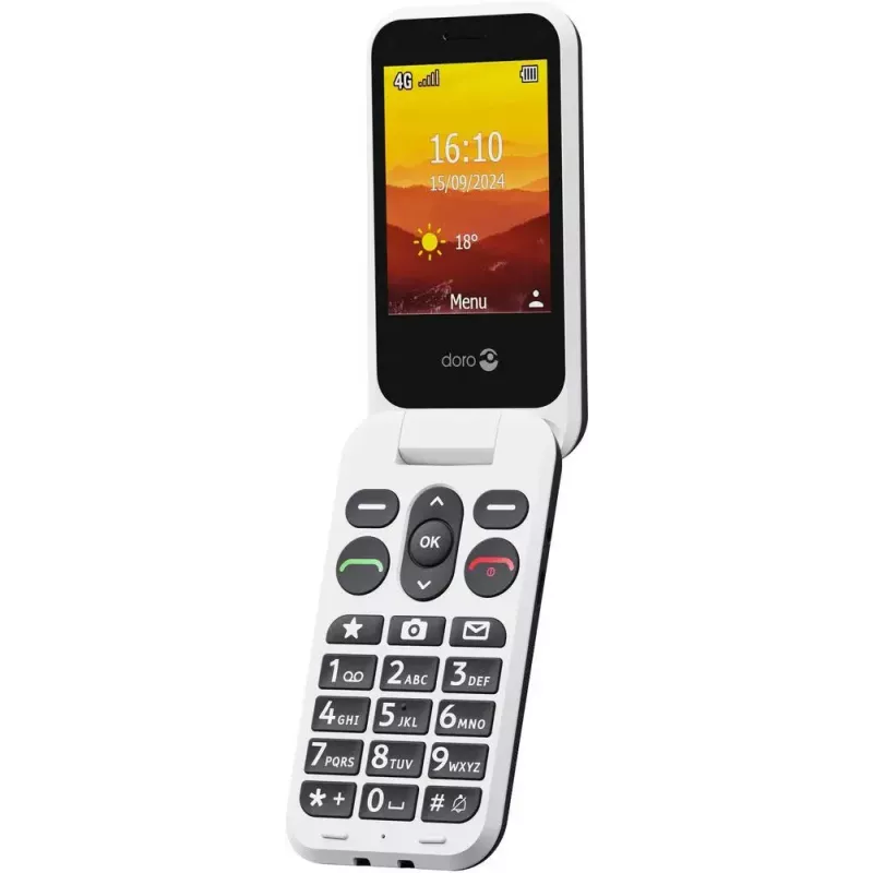 Mobile phone Doro Leva L30 5.0 inch graphite-white