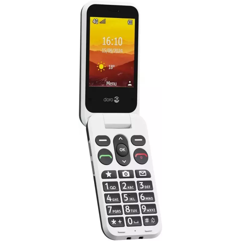 Mobile phone Doro Leva L30 5.0 inch graphite-white