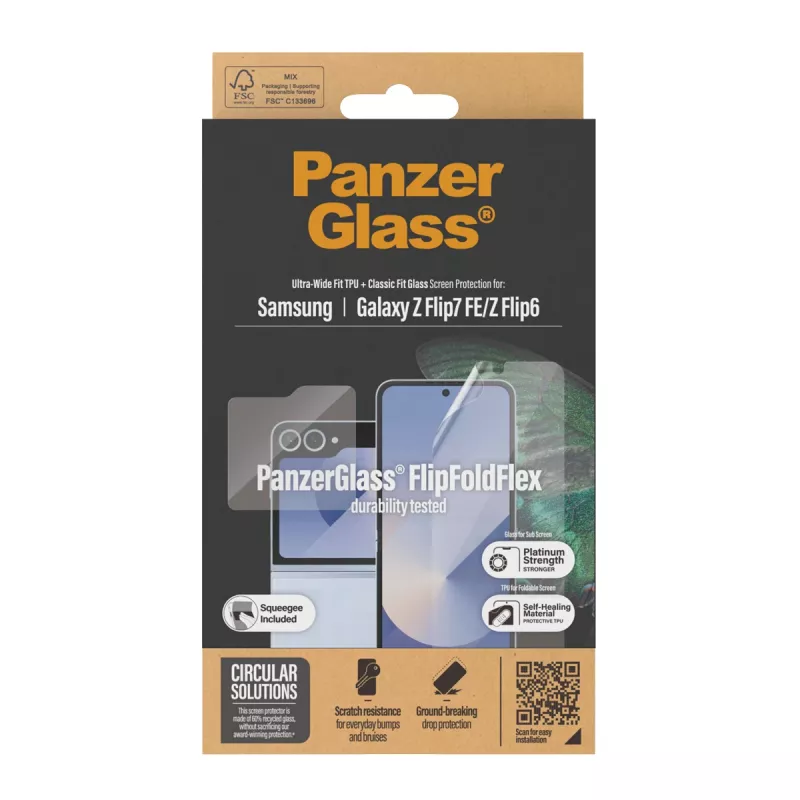 PanzerGlass ® Screen Protector Samsung Galaxy Z Flip7 FE | Flip6 | Glass & Film
