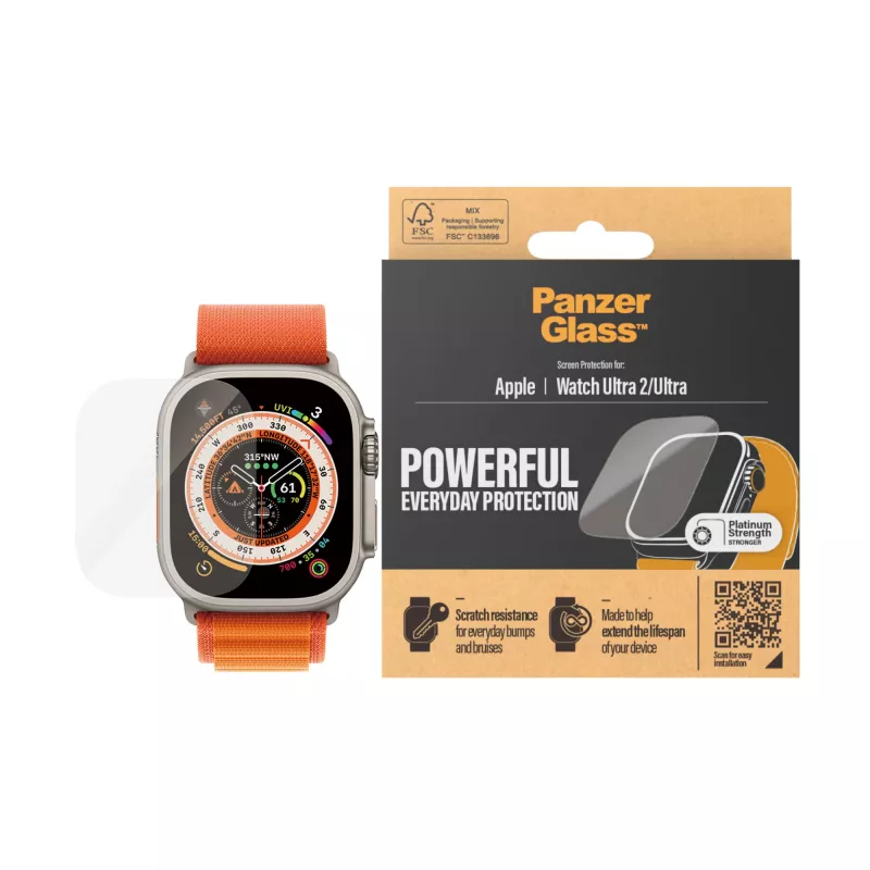 PanzerGlass ® Screen Protector Apple Watch Ultra 2 | Ultra | 49 mm