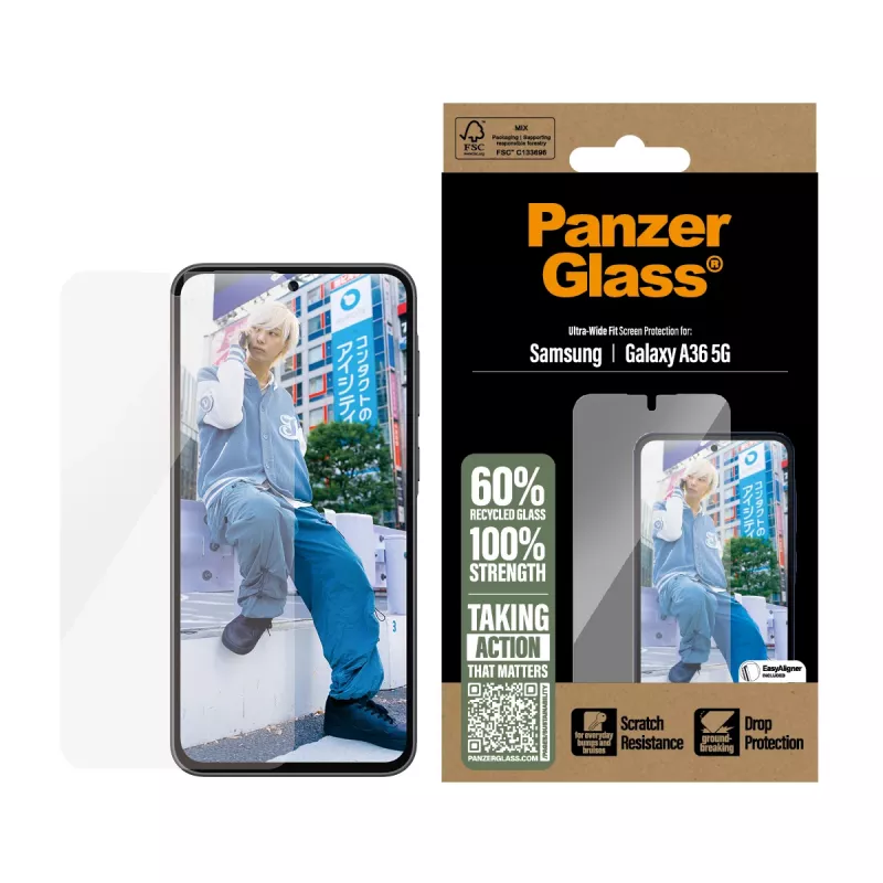 PanzerGlass ® Screen Protector Samsung Galaxy A36 5G | Ultra-Wide Fit