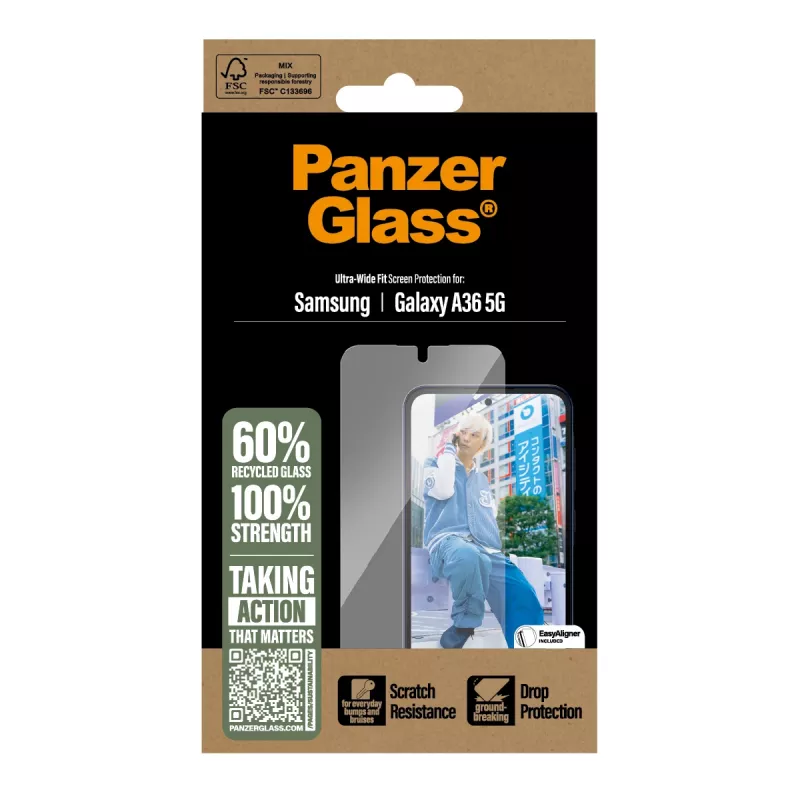 PanzerGlass ® Screen Protector Samsung Galaxy A36 5G | Ultra-Wide Fit