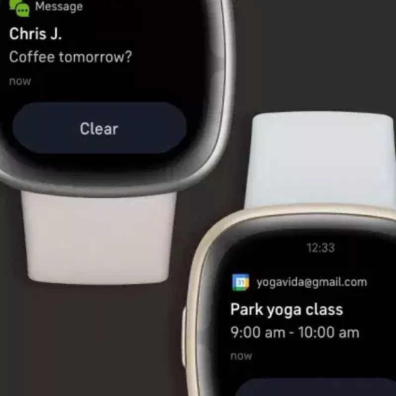 Smartwatch Fitbit Sense 2 Digital Touchscreen Black