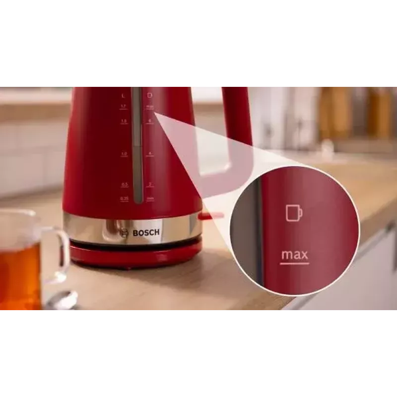 Bosch TWK4M224 electric kettle 1.7 L 2400 W Red