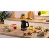 Electric kettle Bosch TWK4M223 1.7 L 2400 W, black, cordless, concealed heating element