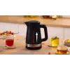 Electric kettle Bosch TWK4M223 1.7 L 2400 W, black, cordless, concealed heating element