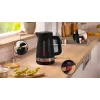 Electric kettle Bosch TWK4M223 1.7 L 2400 W, black, cordless, concealed heating element