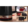 Electric kettle Bosch TWK4M223 1.7 L 2400 W, black, cordless, concealed heating element