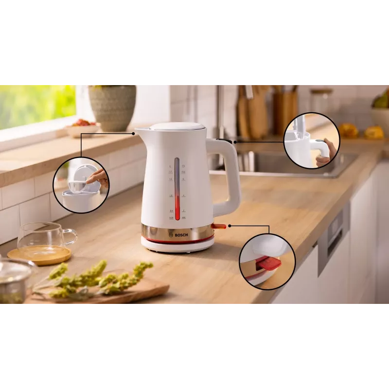 Bosch TWK4M221 electric kettle 1.7 L 2400 W White