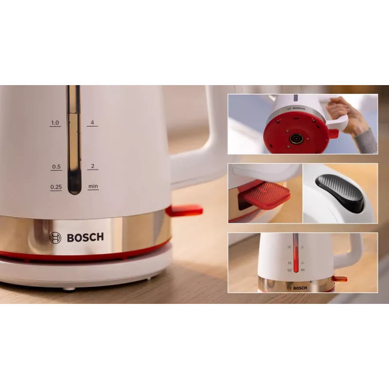 Bosch TWK4M221 electric kettle 1.7 L 2400 W White
