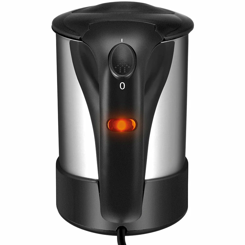 Unold 18575 electric kettle 0.5 L 1000 W Black, Stainless steel