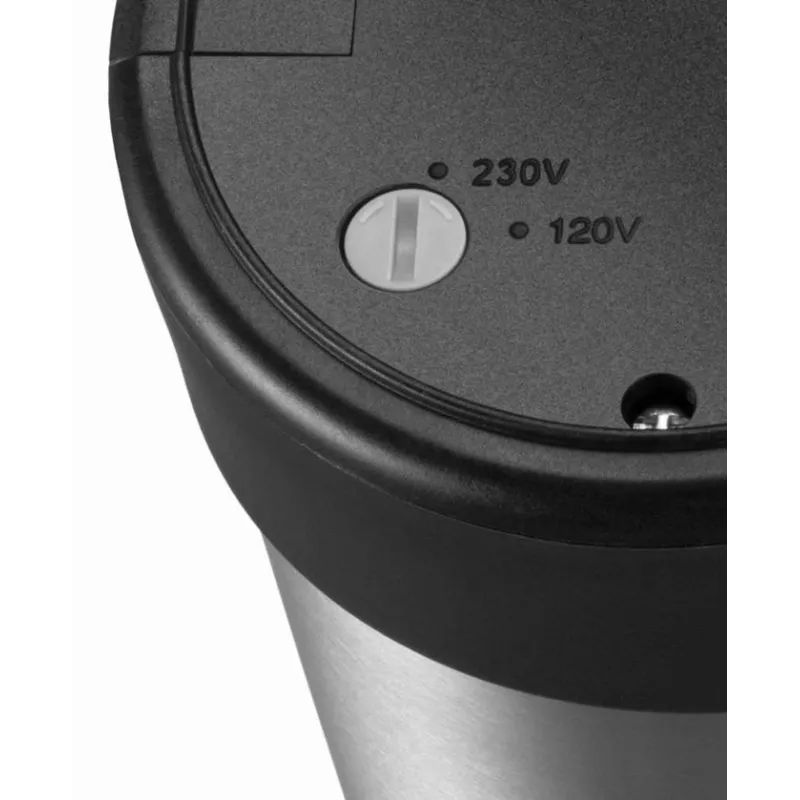 Unold 18575 electric kettle 0.5 L 1000 W Black, Stainless steel