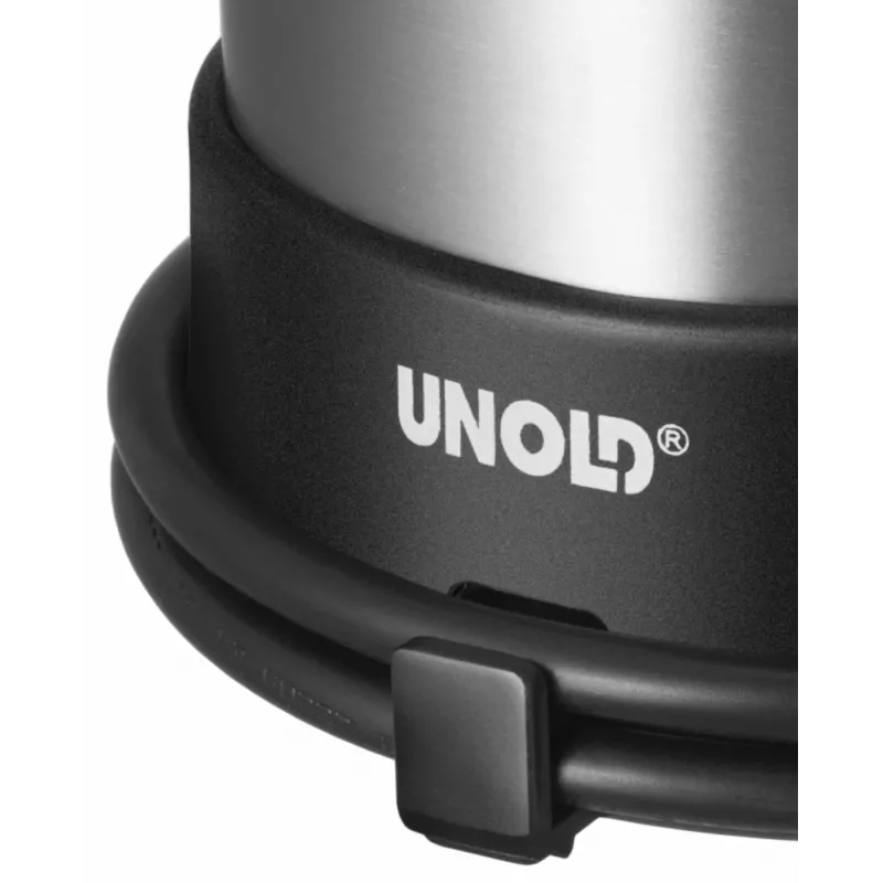 Unold 18575 electric kettle 0.5 L 1000 W Black, Stainless steel