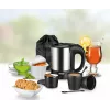 Unold 18575 electric kettle 0.5 L 1000 W Black, Stainless steel