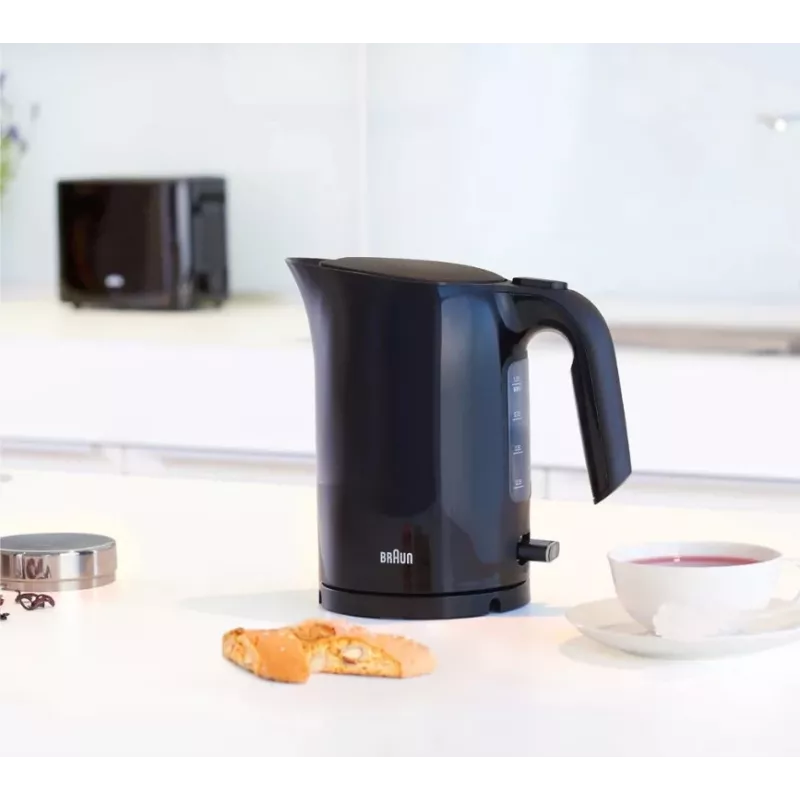 Braun PurEase WK 3000 BK electric kettle 1 L 2200 W Black