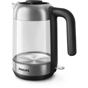 Philips 5000 series Series 5000 HD9339/80 Glass kettle, 1.7 L, 2200 W, Glass, Stainless steel, Water level indicator, Cordless