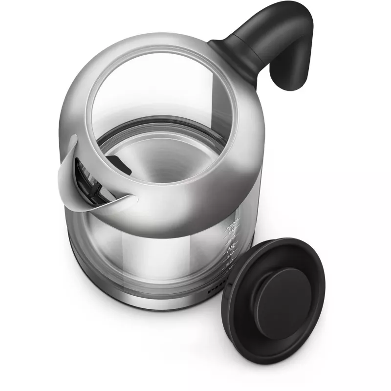 Philips 5000 series Series 5000 HD9339/80 Glass kettle, 1.7 L, 2200 W, Glass, Stainless steel, Water level indicator, Cordless