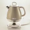 Ariete 2868 Vintage 1 L Design Electric Kettle in Stainless Steel for Infusions, Tea and Herbal Drinks, Auto Shut Off System, Ergonomic Handle, 1 Litre, 1600 W, Light Beige