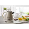 Ariete 2868 Vintage 1 L Design Electric Kettle in Stainless Steel for Infusions, Tea and Herbal Drinks, Auto Shut Off System, Ergonomic Handle, 1 Litre, 1600 W, Light Beige