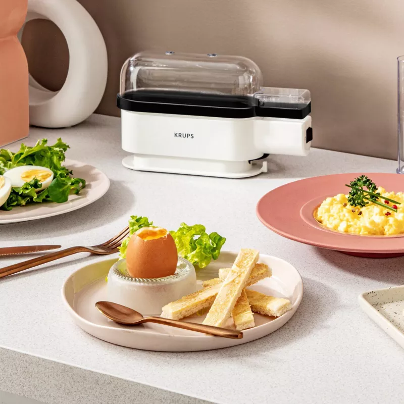 Egg cooker Krups EG2341 3 egg capacity 300 W Black White