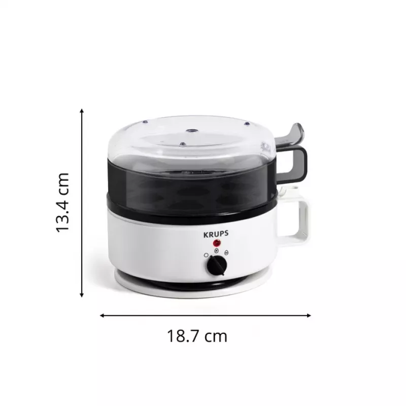 Egg Cooker Krups EG 230115 7 egg(s) White Plastic Rotary Control
