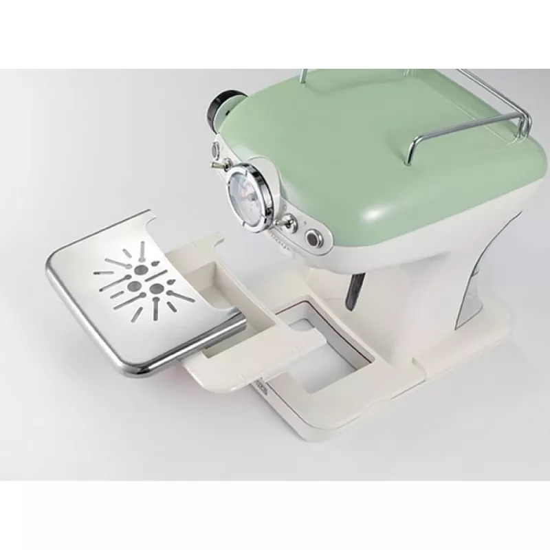 Ariete 1389 Vintage Espresso Coffee Machine - Espresso coffee machine for ground coffee or ESE pods, in a pastel green colour