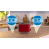 Toaster Bosch TAT4M224 2 slice 950 W Red Stainless Steel