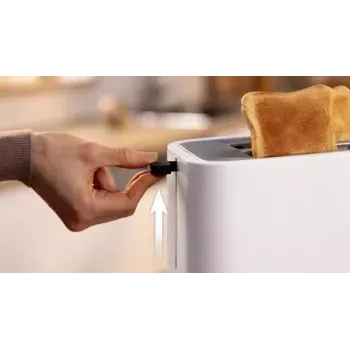 Toaster Bosch TAT4M221 2 slice 950 W White Stainless Steel