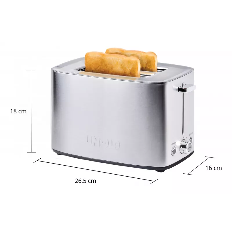 Toaster Unold Esge 38216, 2-slice toaster with adjustable browning control